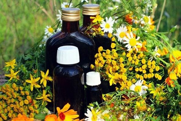 Herbal tinctures for prostatitis
